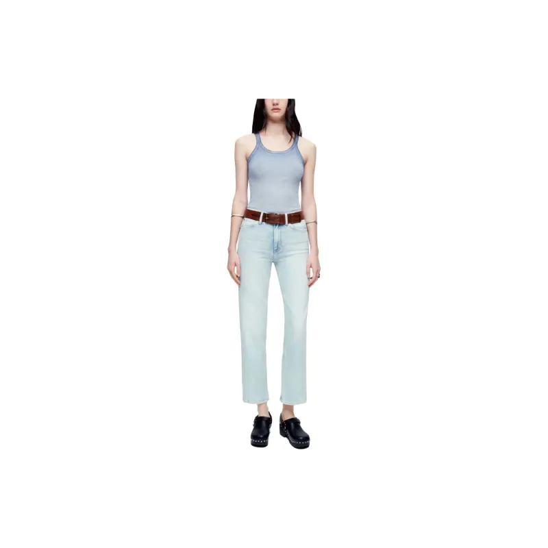RE/DONE X Hanes Ribbed Tank Top-3