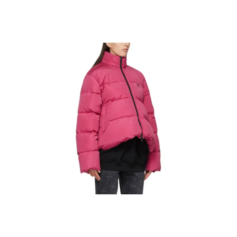 Balenciaga C Shape Down Jacket 'New Fuchsia'-4