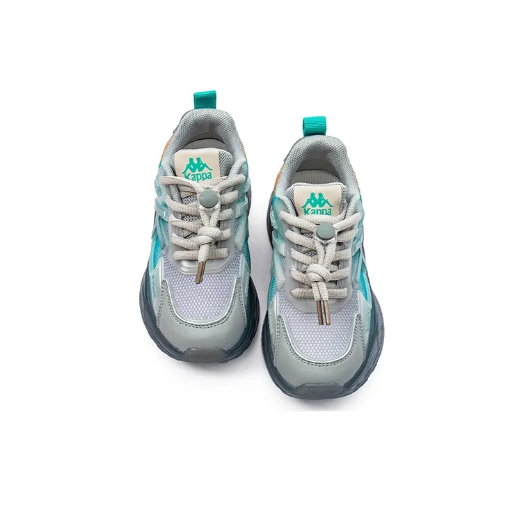KAPPA KIDS Breathable, Lightweight, Slip Resistant, Abrasion Resistant Kids Lifestyle Shoes Gray Kids'-3