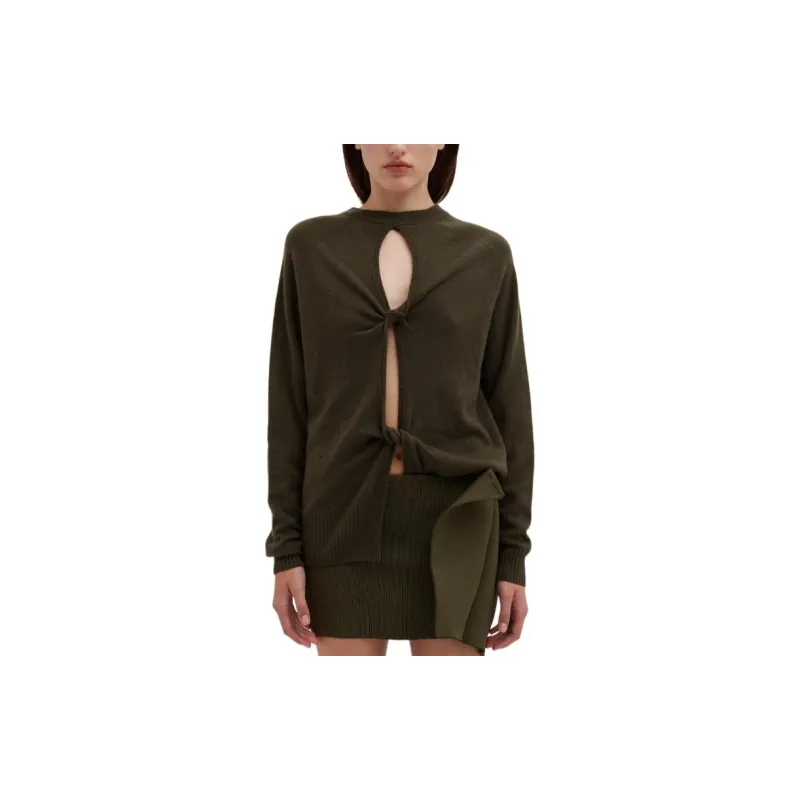 CHRISTOPHER ESBER Sweater Women's Khaki-1