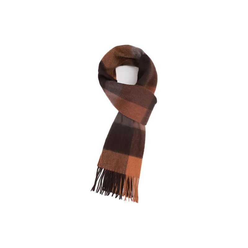 MOERCIAN 100% Wool Knit Scarves Women's-14