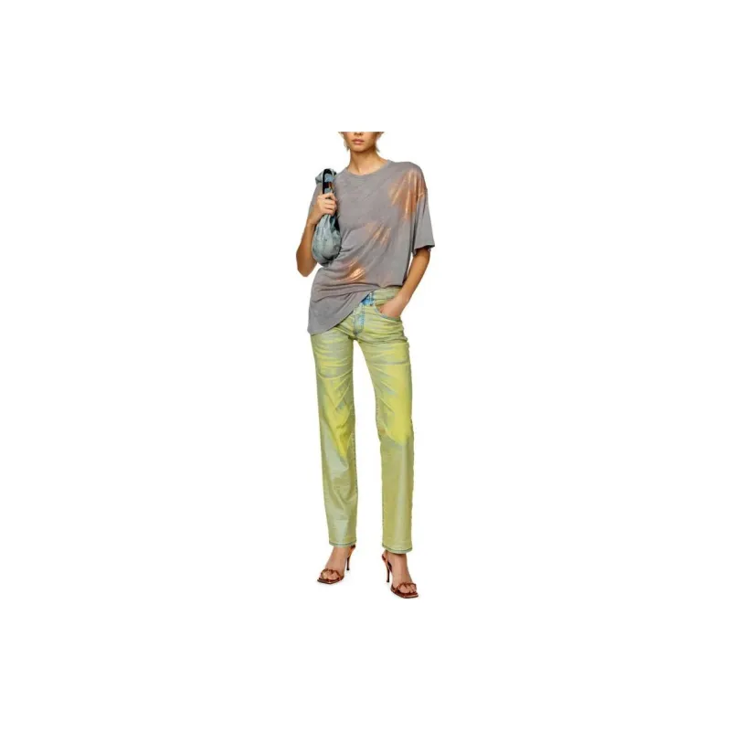 DIESEL T Buxt Faded Metallic T Shirt-1