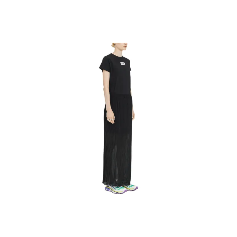 MM6 Maison Margiela Pleated Maxi Skirt-3