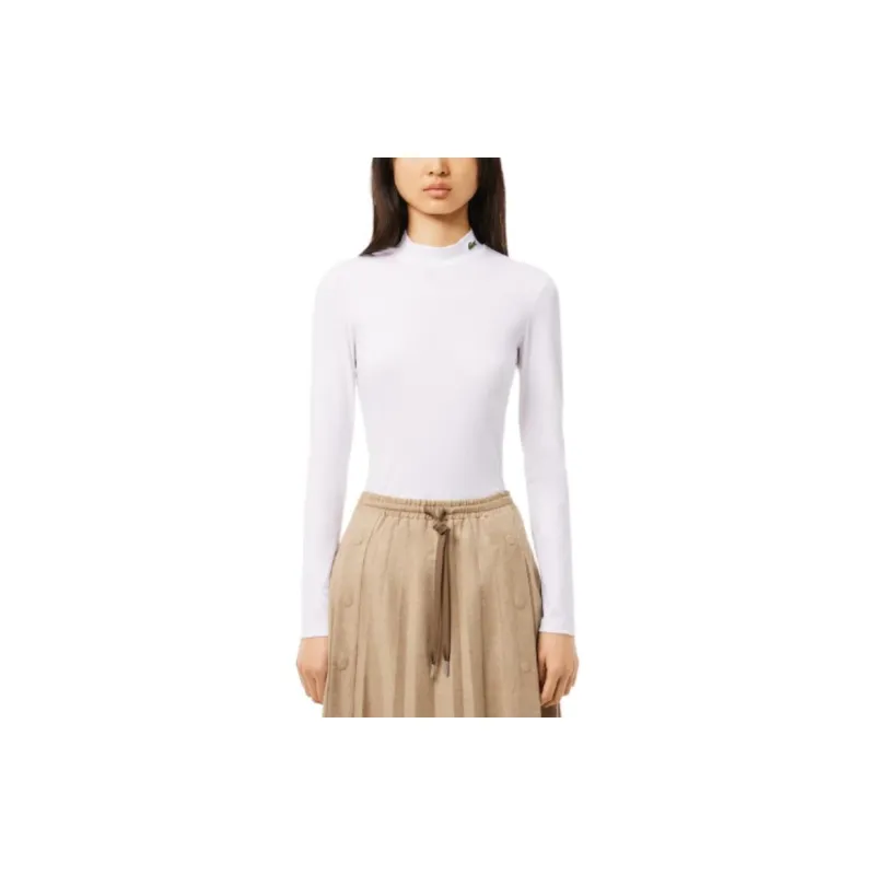 LACOSTE T-Shirts Women's White-1