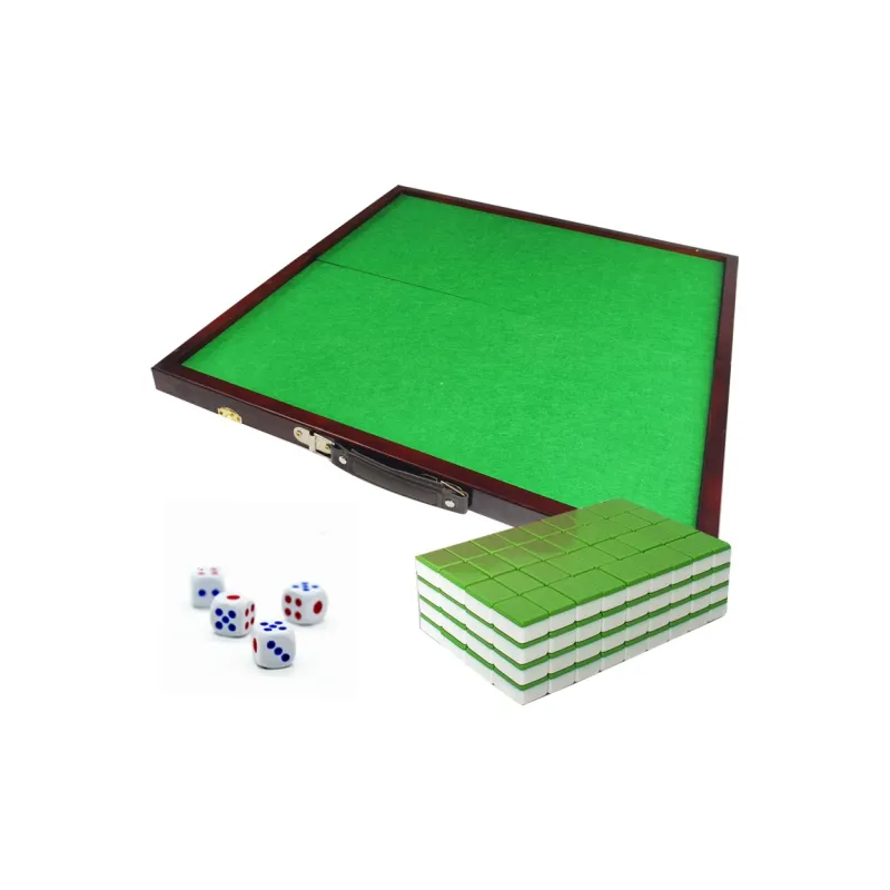 SHENGYU Mini Mahjong Table With Folding Design Cute Mini Travel Tag Board Games-5