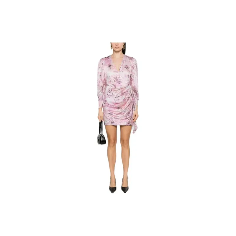 IRO NIGHT Tirmina Silk Mini Dress-1