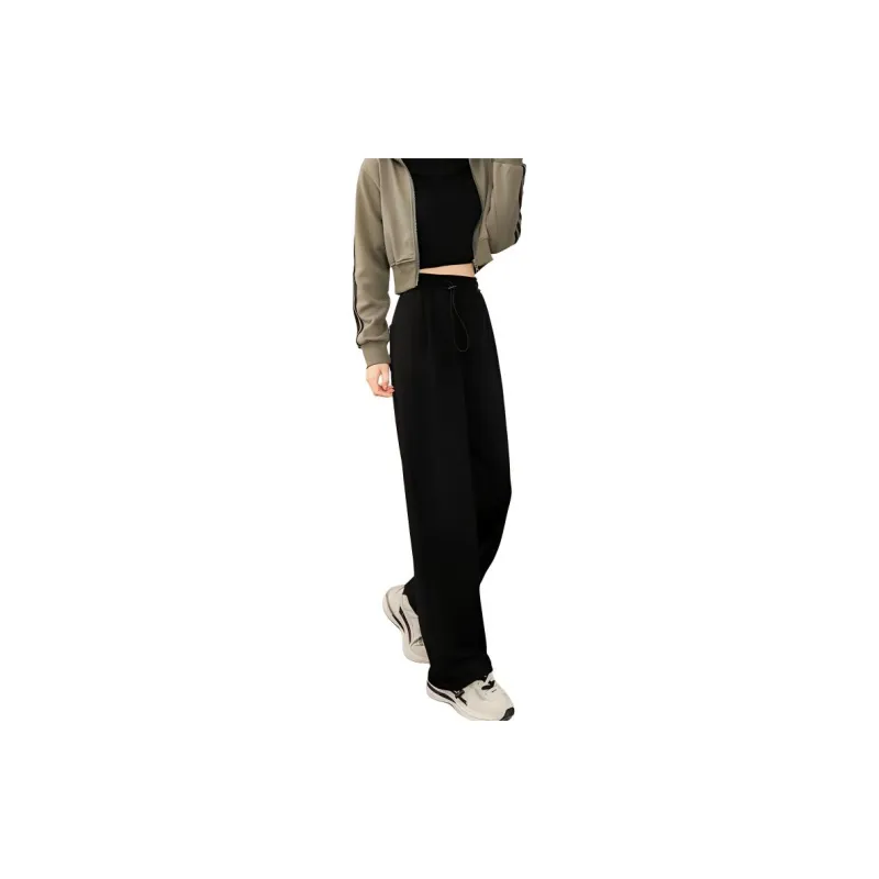 Ya Sheep People Casual Pants Women's Black-3