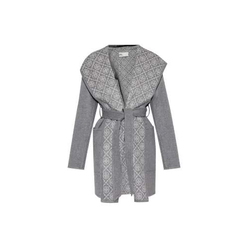 TORY BURCH Coats Women's Medium Gray