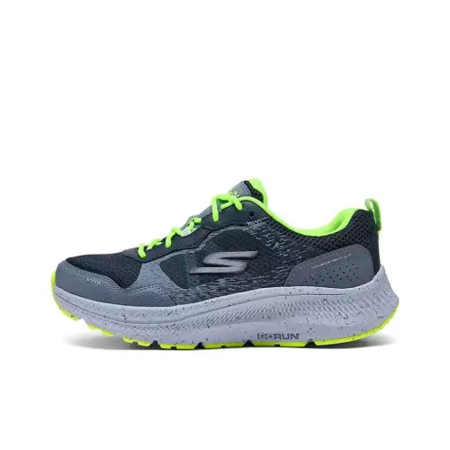 Skechers WOMEN'S GO Series Running Shoes Women's Low-Top Navy/Lemon