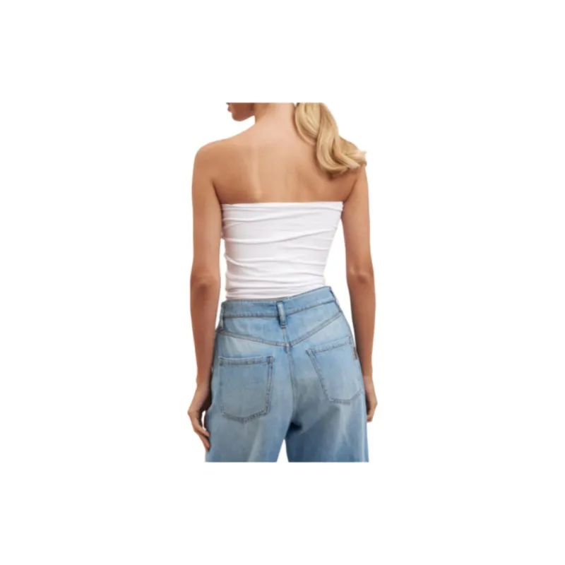 Brunello Cucinelli Strapless Stretched Top-5