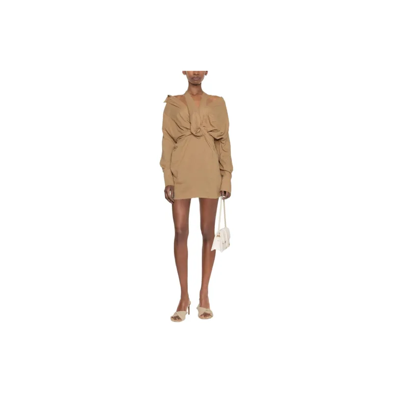 Jacquemus La Robe Agui 'Beige'-1
