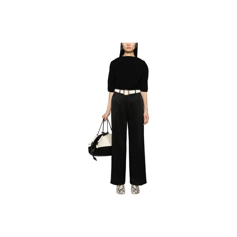 Lanvin High Waist Straight Leg Pants-1