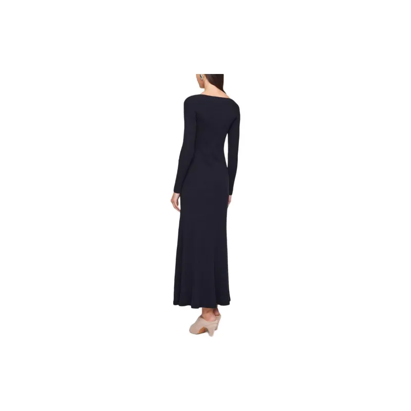 ANNA QUAN SS24 Long-Sleeved Dresses Women's Black-2