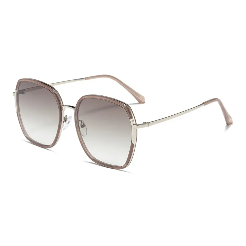 LEARNING RESOURCES TR/Memory Plastic Metal Irregular Shape Sunglasses Unisex-5