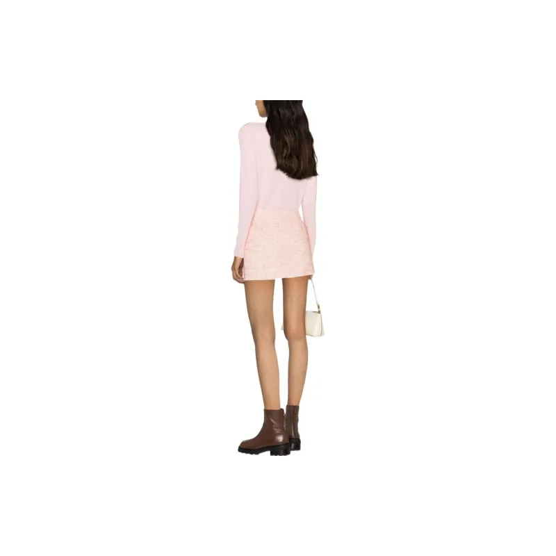 Maje Casual Short Skirts Women's Pink-1
