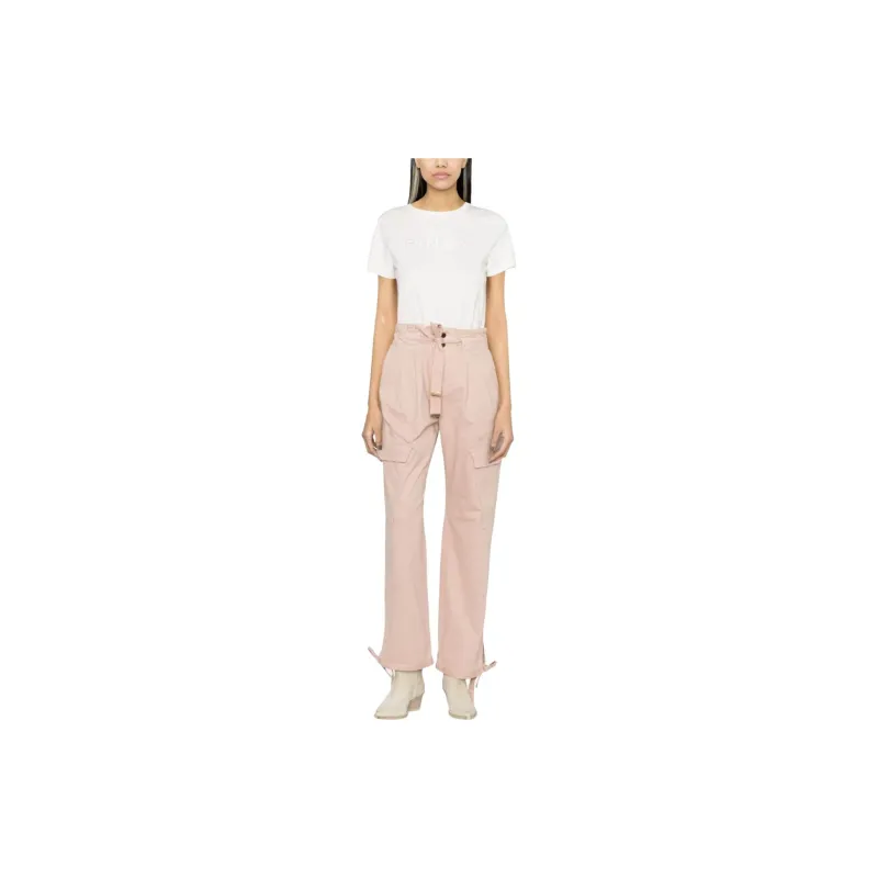 PINKO High Waist Straight Leg Trousers-1