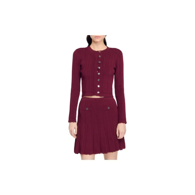 Sandro Twisted knit Cardigan-1