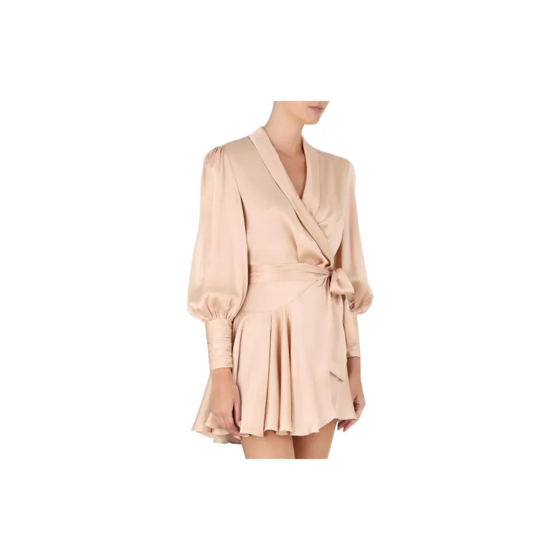 Zimmermann V-Neck Wrap Mini Dress-3