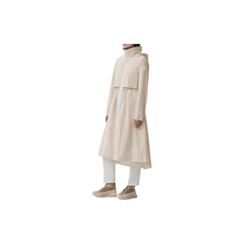 Canada Goose SS24 Trench Coat Women's Light Linen Yellow-1