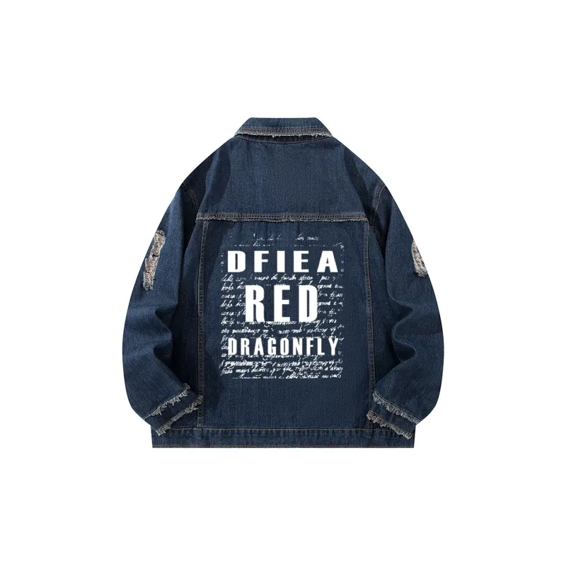 RED DRAGONFLY Denim Jacket Unisex-6