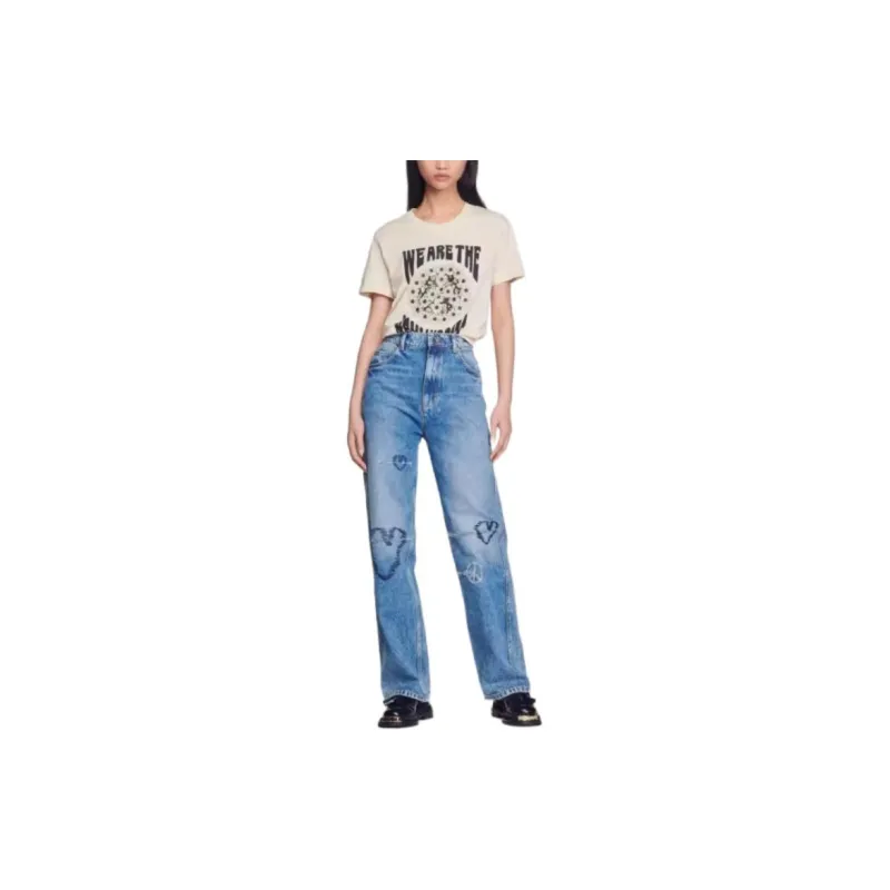Sandro Jeans Women's Denim Blue-3
