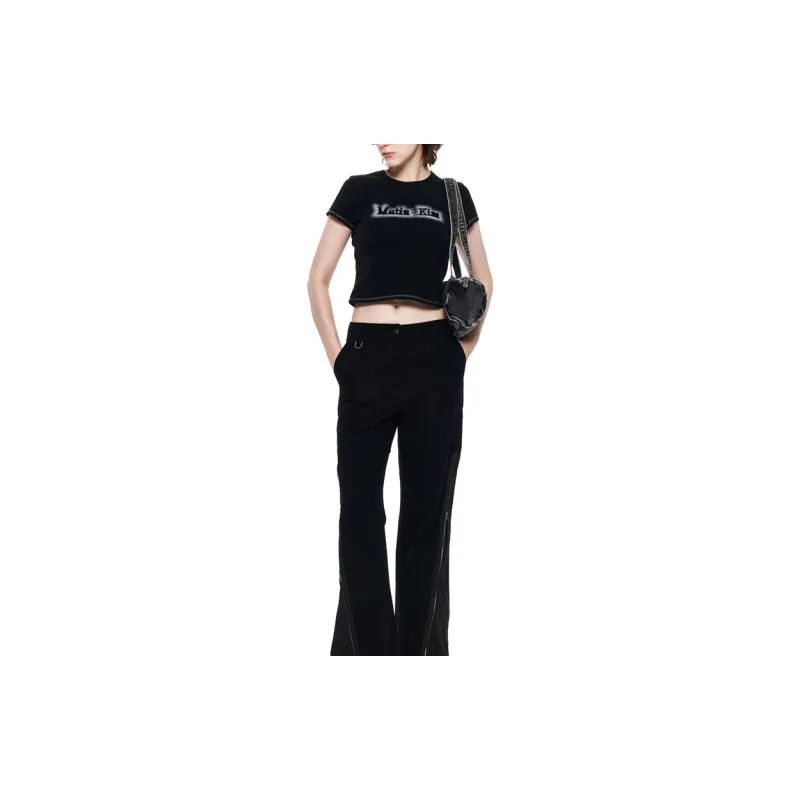 MATIN KIM Regular T Shirt Women's Black-2