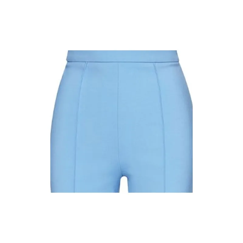 OSCAR DE LA RENTA Stretch-wool Flared Trousers-4