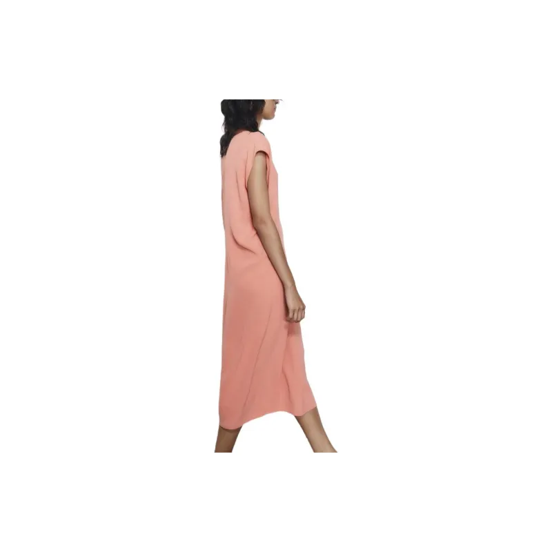 ZARA Short-Sleeved Dresses Women's Pink-3