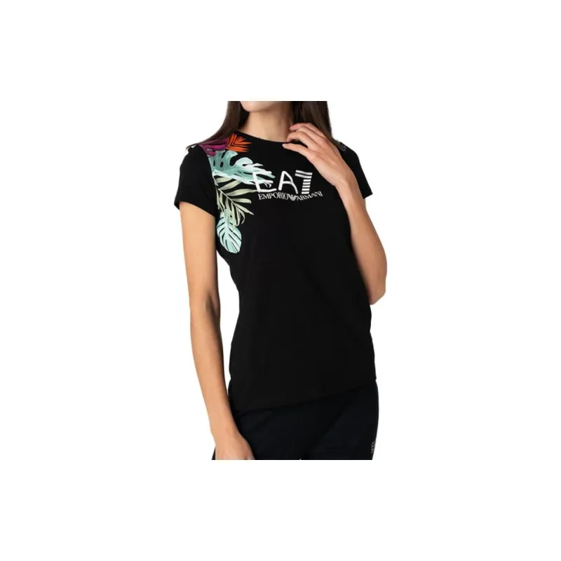 EMPORIO ARMANI EA7 T Shirts Women's Black-3