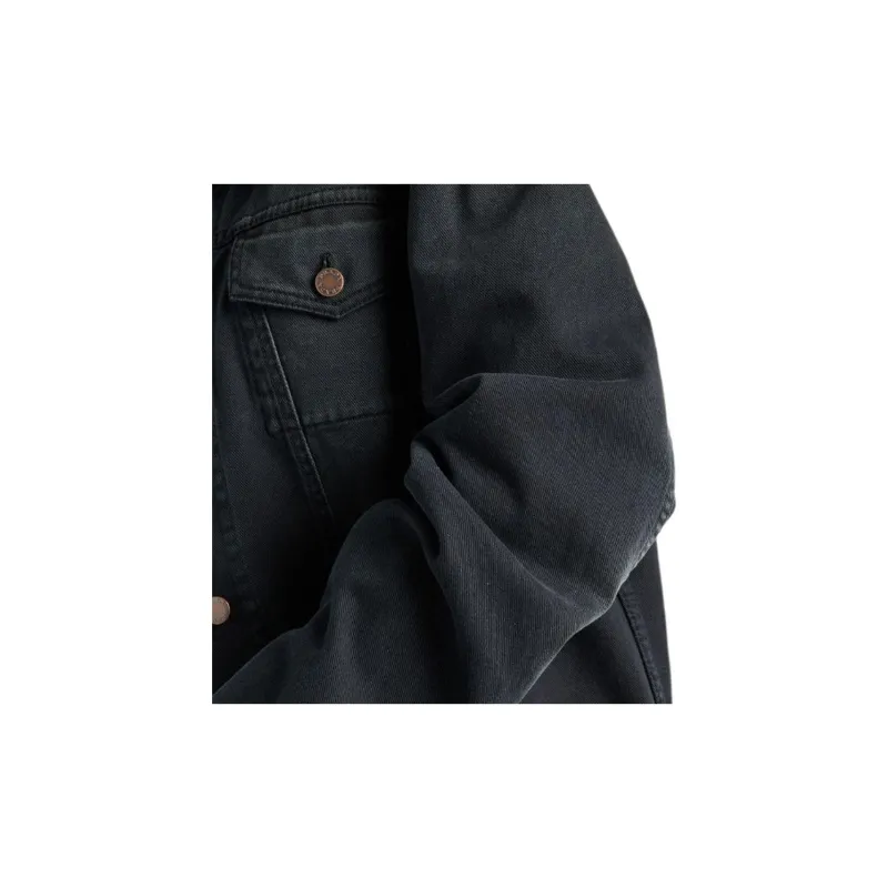 PRADA Button Up Denim Blouson Jacket-4