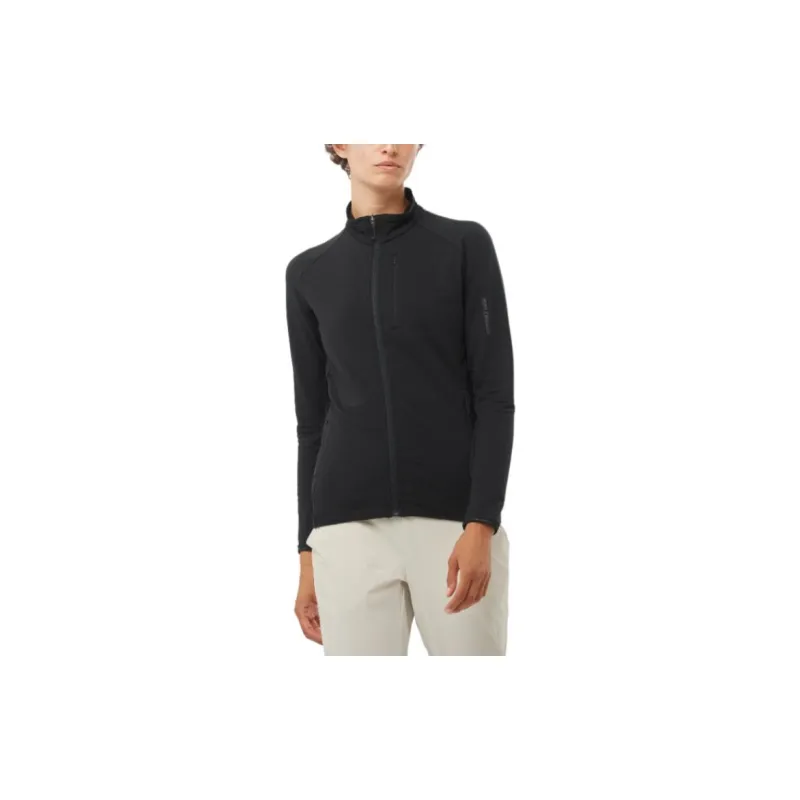 SALOMON ESSENTIAL LIGHTWARM Jackets & Coats Women's Pitch Black-1