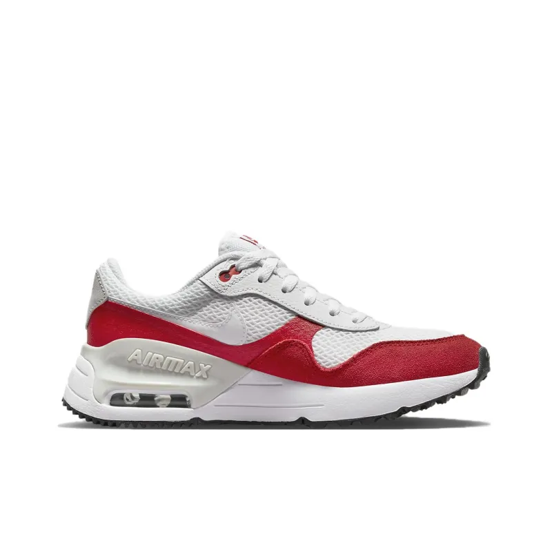 Nike Air Max SYSTM GS 'White University Red'-1