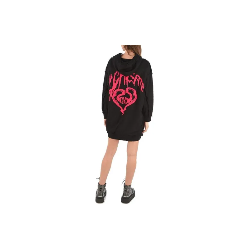 DIESEL Long-Sleeved Dresses Women's Black-1