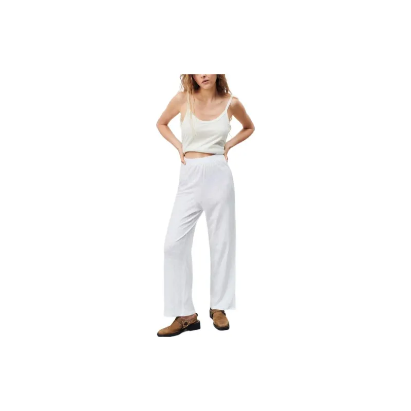 AMERICAN VINTAGE A.M SS24 Jogging Femme Sully Casual Pants Women's White-1