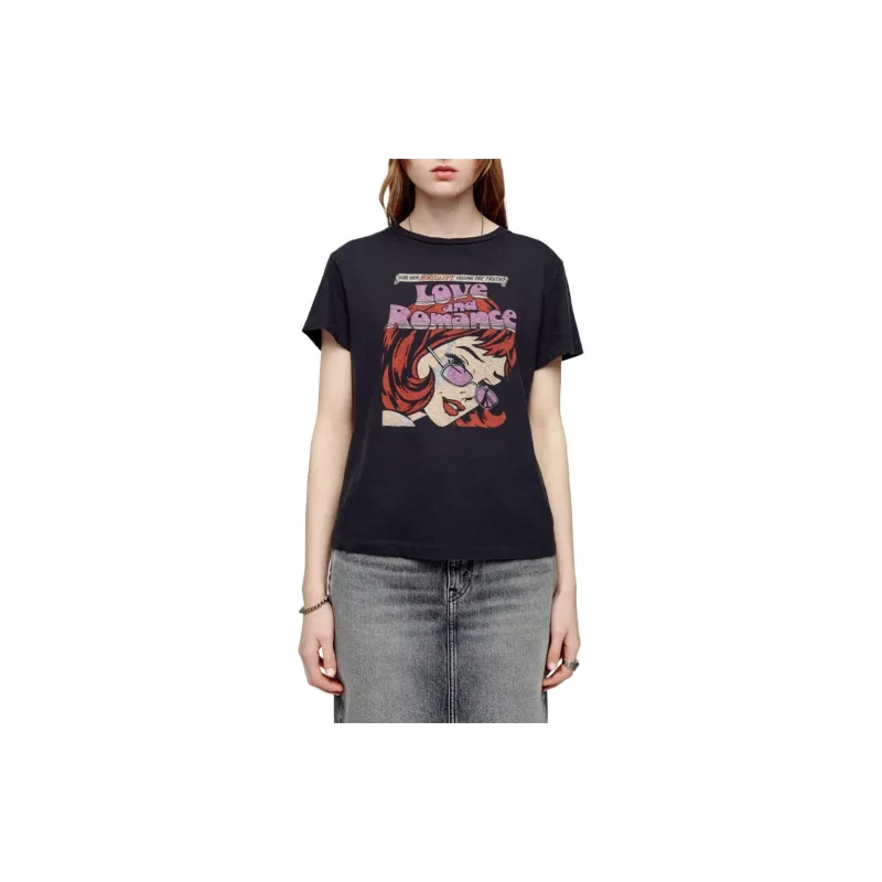 RE/DONE Romance Cotton T shirt-3