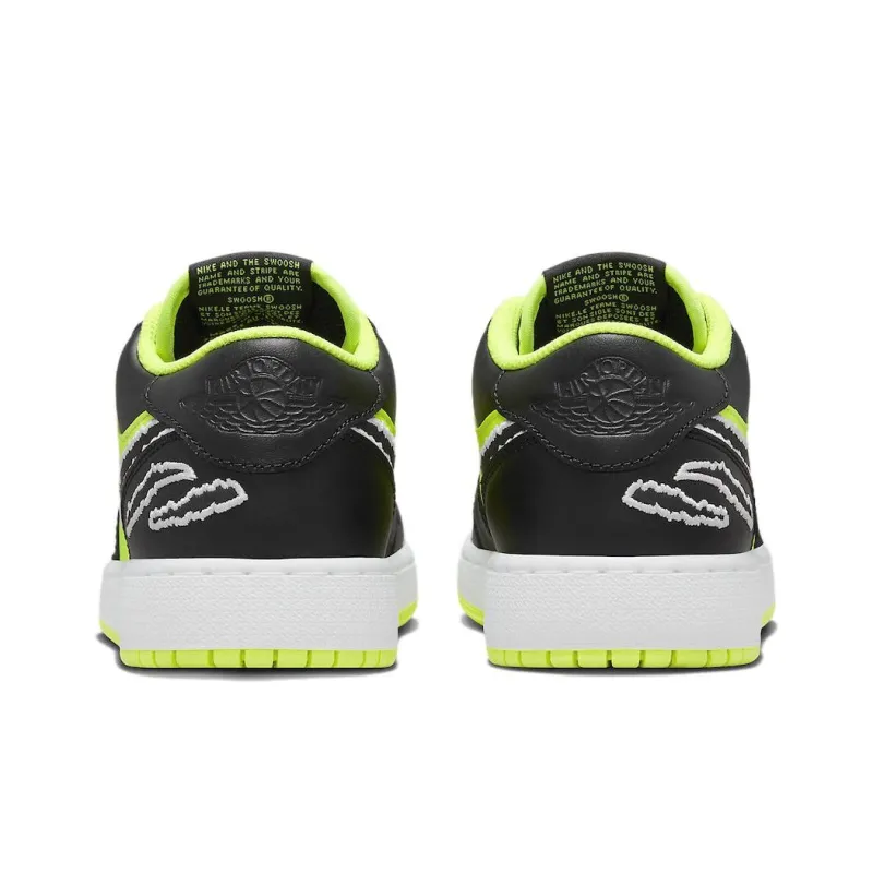 Jordan 1 Low SE Black Cat Volt GS-5