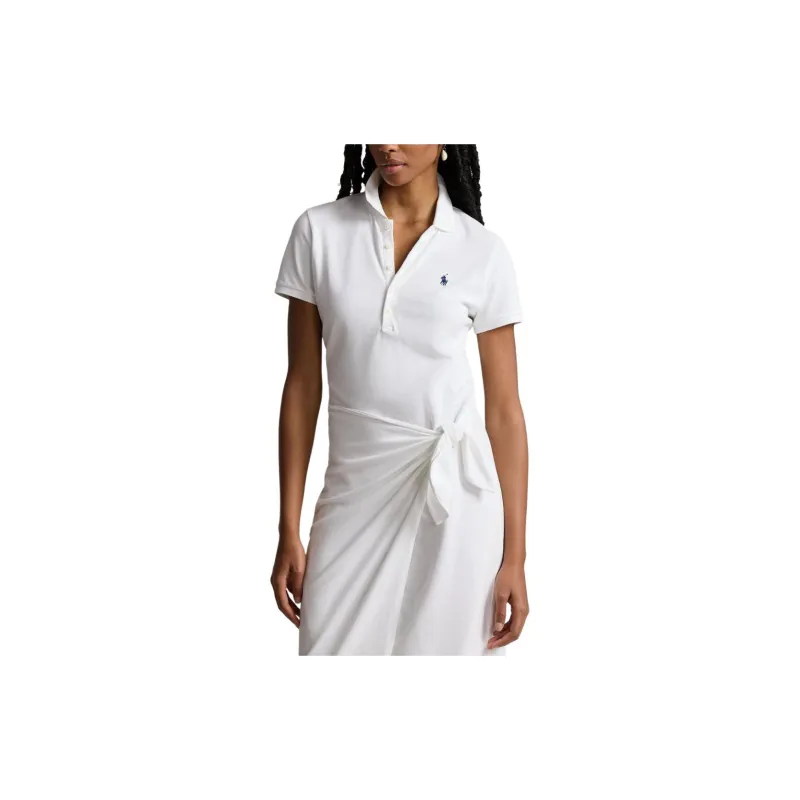 Polo Ralph Lauren Wrap-style Cotton Polo Dress-1