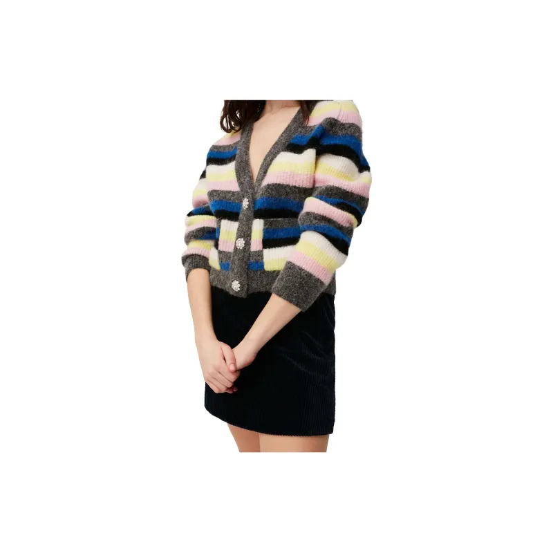 GANNI Cardigan 'Nautical Blue'-4