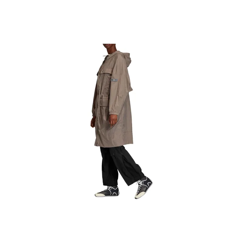 Adidas Trench Coat Women's Brown-5
