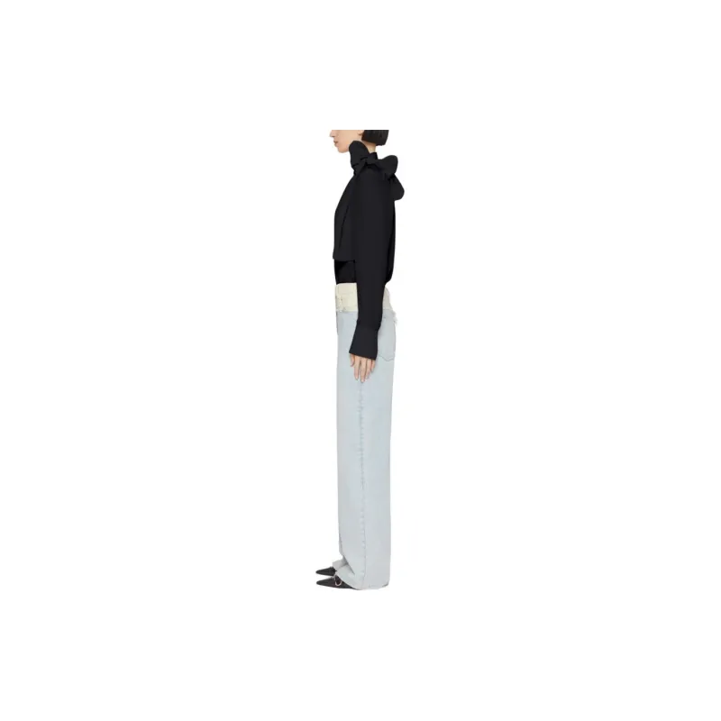 Givenchy 4G Motif Tie Neck Blouse-3