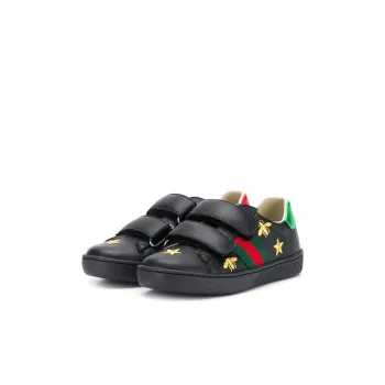 GUCCI Low-Top Kids' Skateboarding Shoes Black Kids'