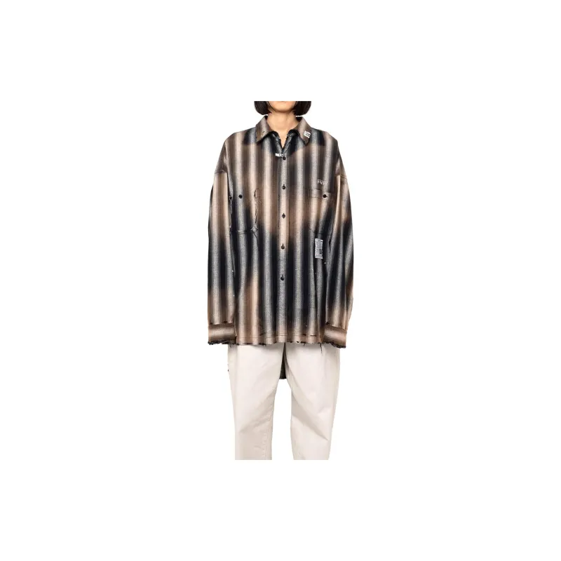 Maison Mihara Yasuhiro Striped Shirt-2