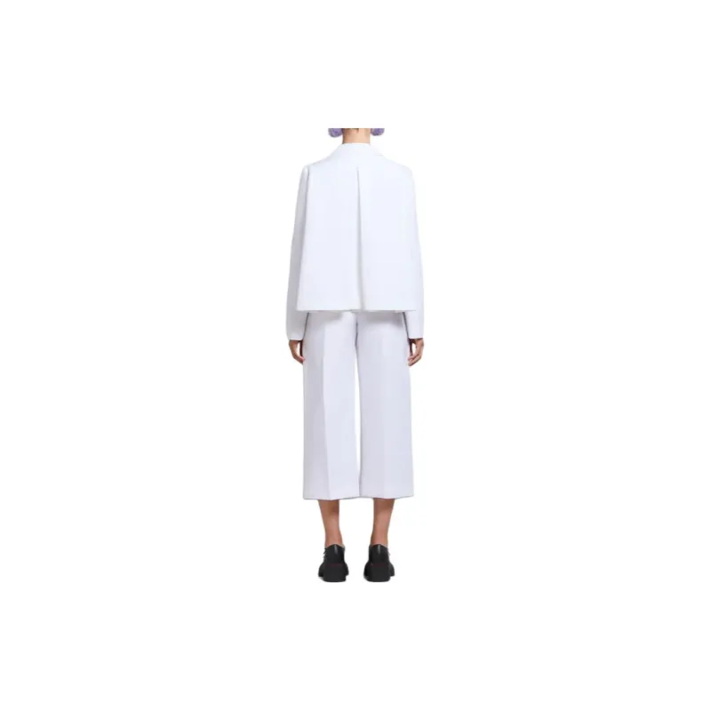 MARNI Single Breasted Cropped Tailored Blazer-1