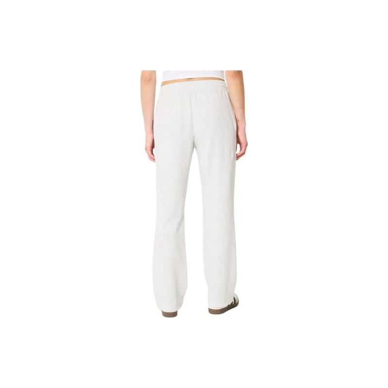 Hollister Knitted Sports Pants Women's Light Heather Gray-3