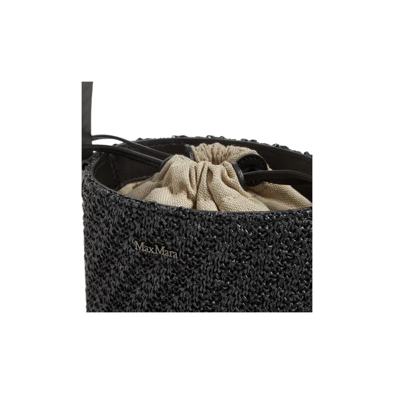 MaxMara Polyamide Bucket Bags Handbags Women's Black-2