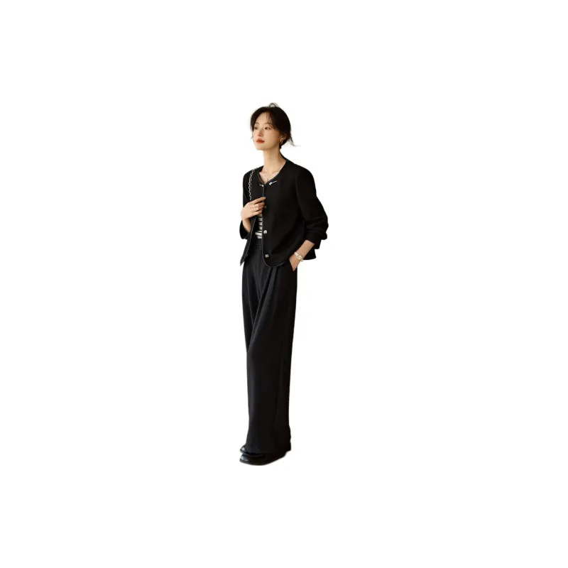 Mo Han Yi Mei Jackets & Coats Women's Black-1