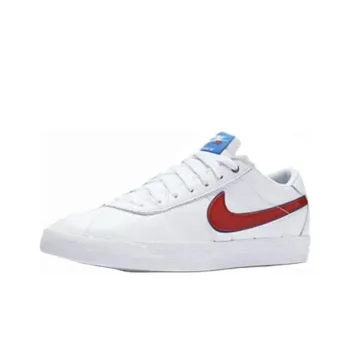 Nike Bruin Anti-Slip Wear-Resistant Low-Top Skateboard Shoes Unisex White