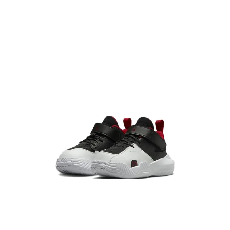 Jordan Stay Loyal 2 Slip Resistant Shock Absorbers Mid Top Vintage Basketball Shoes Black White Infant And Toddler-2