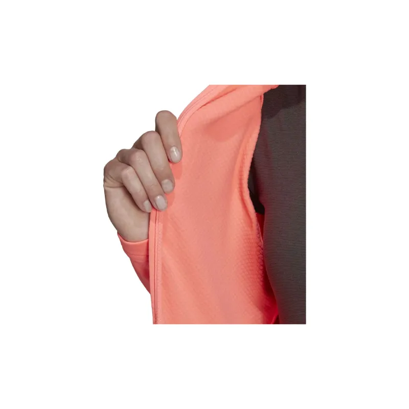 Adidas W MT FULL Z FLE Sweatshirt Women's Orange Red-2