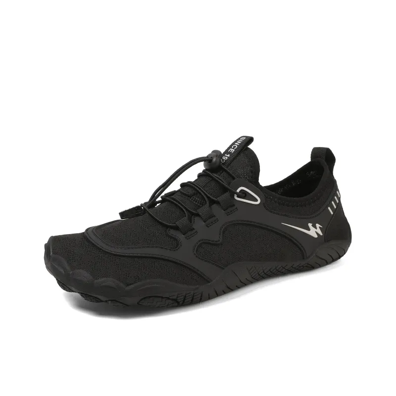 Binary River Trekking Shoes Unisex Black-1
